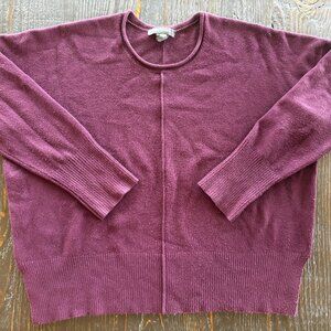 French Connection Pullover Sweater Burgundy Size S